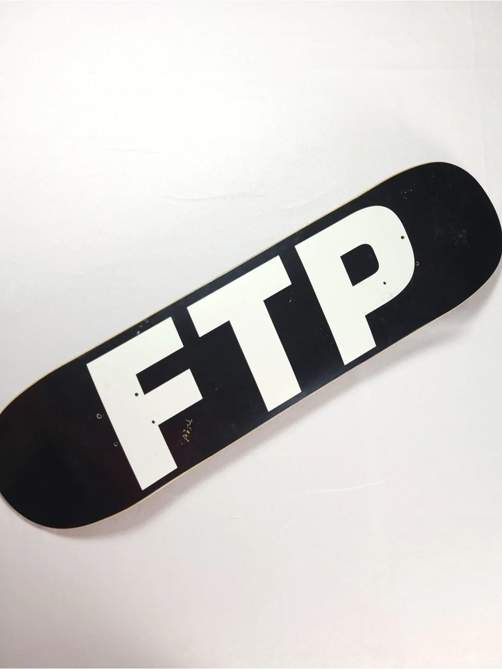 FTP Glow In The Dark Logo Skateboard Deck Very Rare 2019 *Has Storage Flaws*